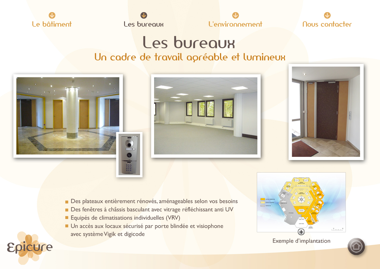 Les bureaux Epicure